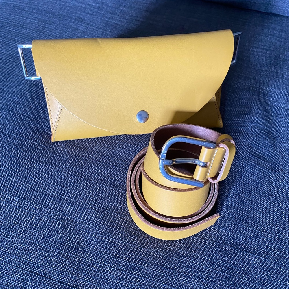 COS detachable leather belt bag